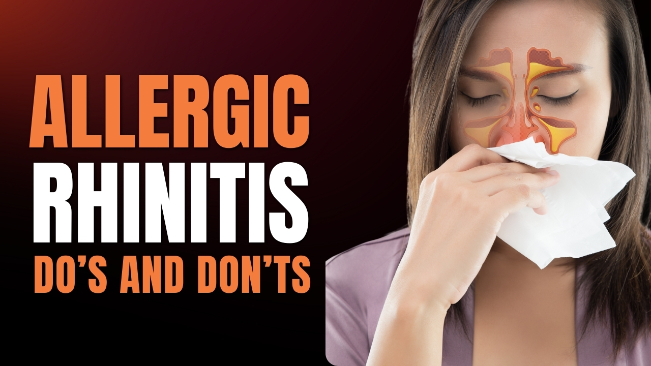 What Actions To Avoid When Dealing With Allergic Rhinitis?