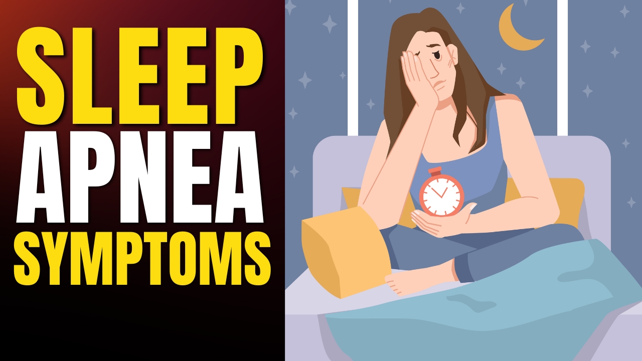What are the symptoms of sleep apnea?