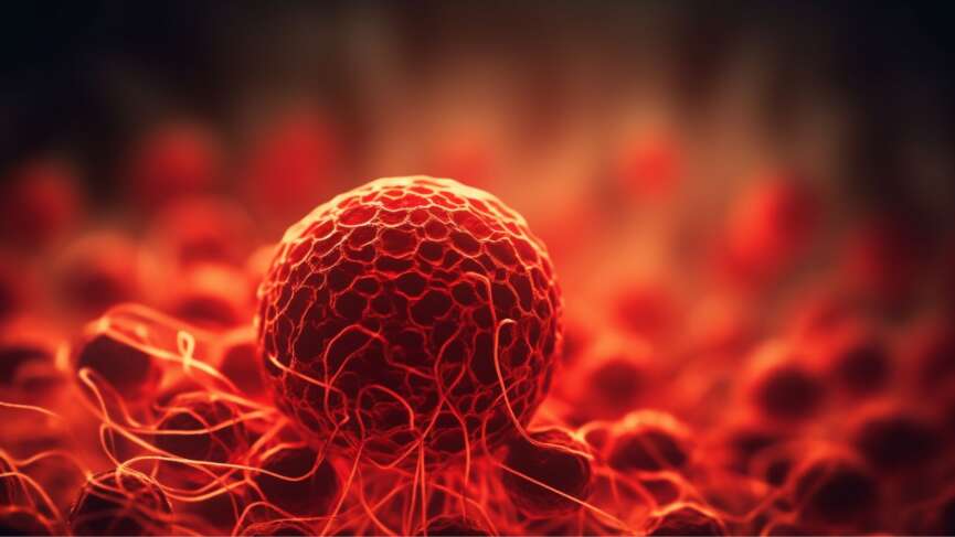 representing acute leukemia, a rapidly progressing cancer of the blood and bone marrow