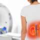 A girl with chronic kidney disease infront of MRI machine