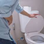 men have abdominal pain, indigestion, gastritis, and showing red flags of constipation