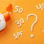 sunscreen protection cosmetics with different SPF numbers
