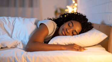 A young beautiful woman getting good-quality sleep