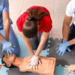 step-wise first aid, CPR, and resuscitate trainings