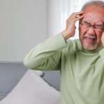 Elderly man with severe symptoms of silent stroke