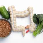 healthy foods such as cauliflower, lentils and cucumber to improve digestion