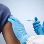 woman get vaccinated against rabies