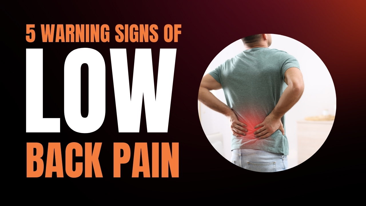 When Back Pain Is a Red Flag?